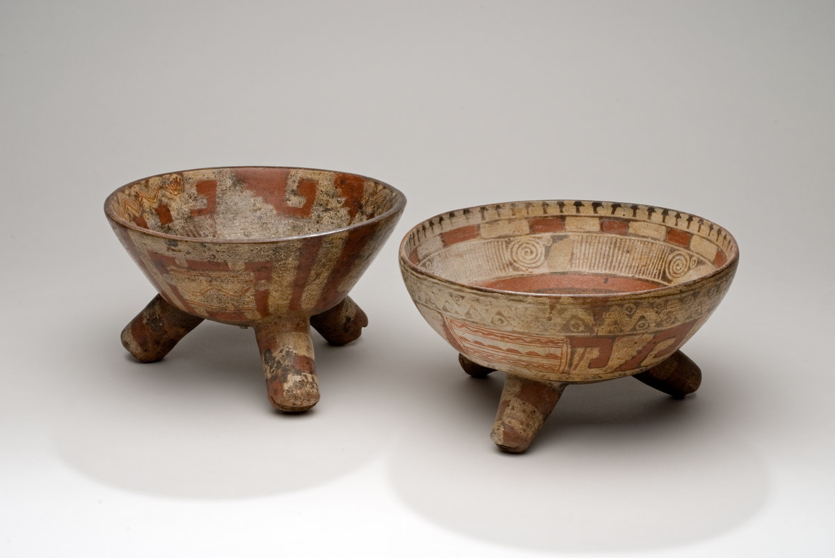 Vasija Tripode Cultura Mixteca Periodo Posclasico www.3museos.com