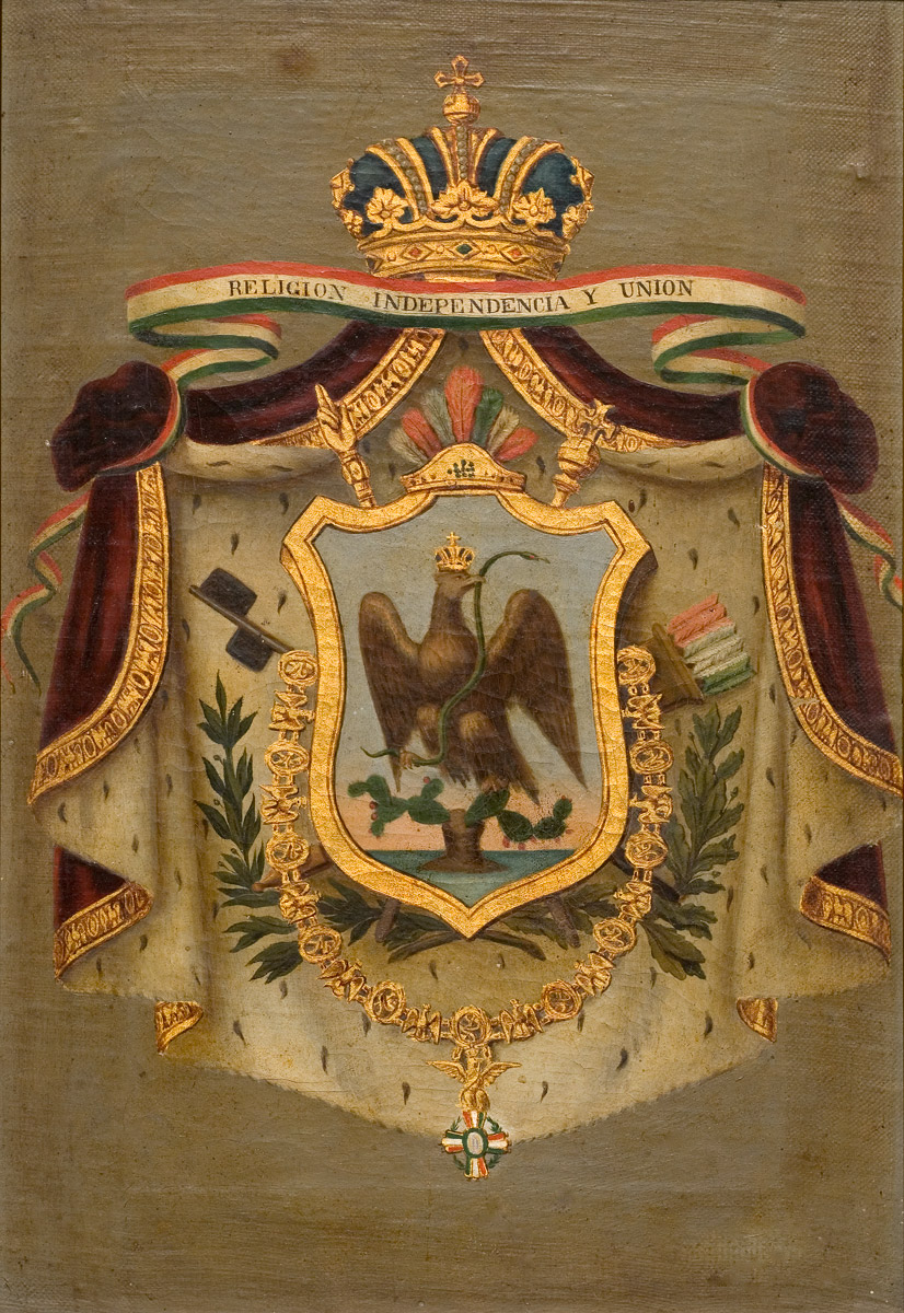Escudo De Armas De Agustin De Iturbide Primer Imperio 3 Museos